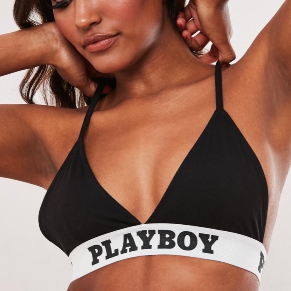 New with tags Playboy Triangle Bra😍